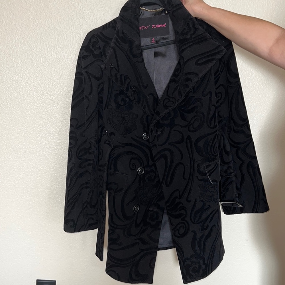 Velvet coat